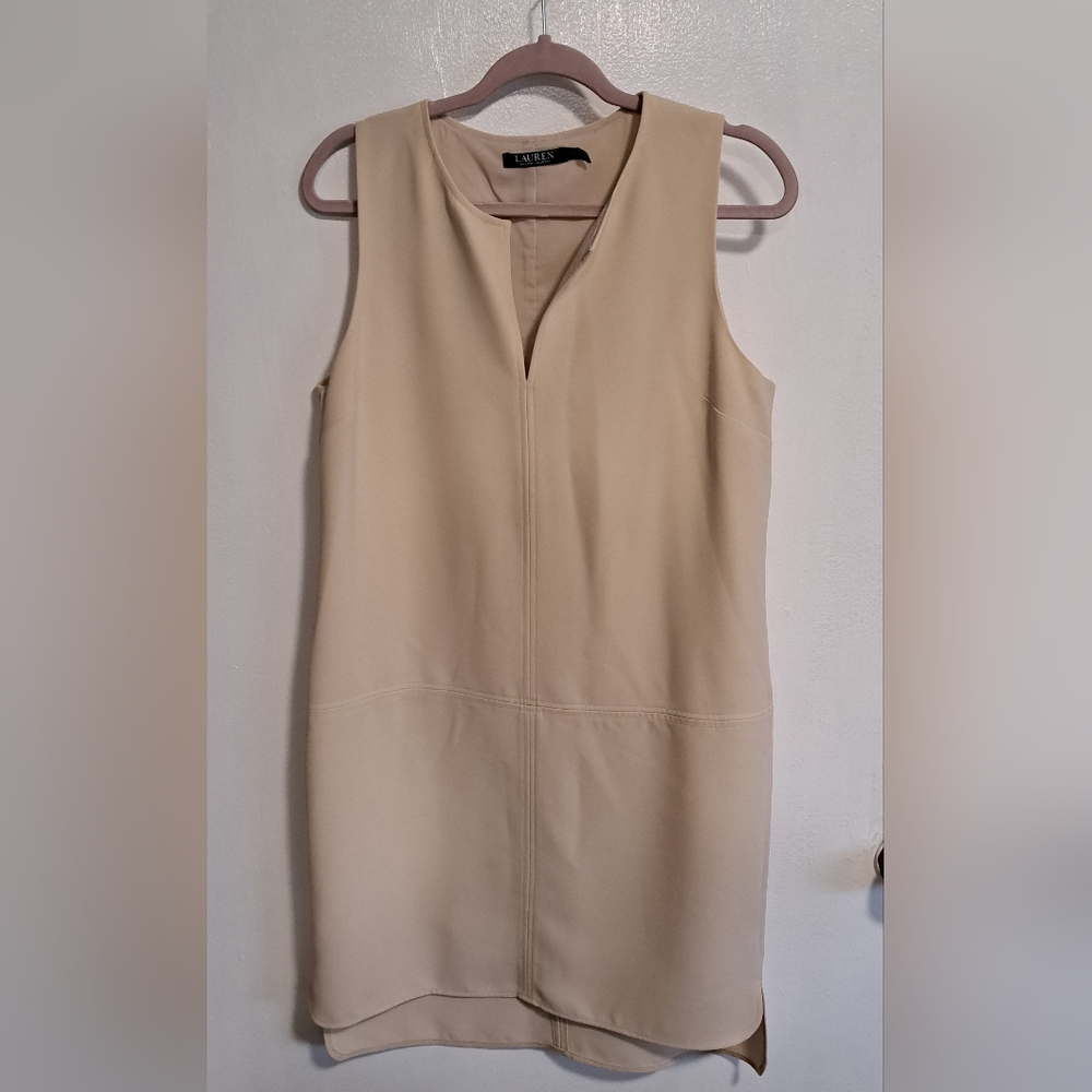 Lauren Ralph Lauren size 10 dress Beige